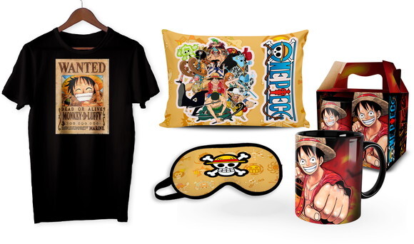 Caneca + Kit One Piece Personalizado - Mod 002