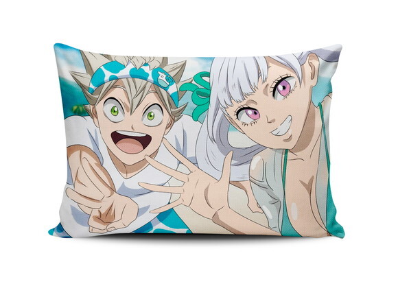 Caneca + Kit Personalizado Asta e Noelle Black Clover Md01