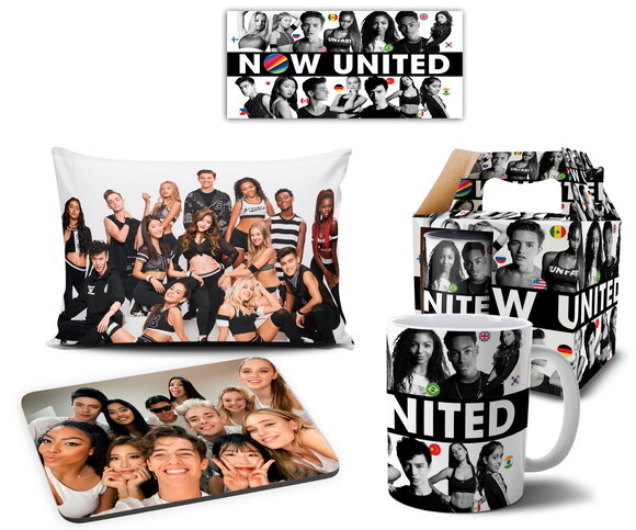 Caneca + Kit Personalizado Grupo Now United - Mod 002