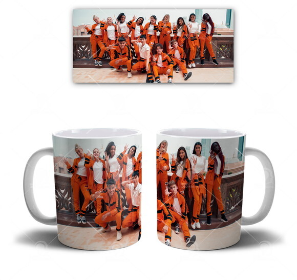 Caneca + Kit Personalizado Grupo Now United - Mod 004