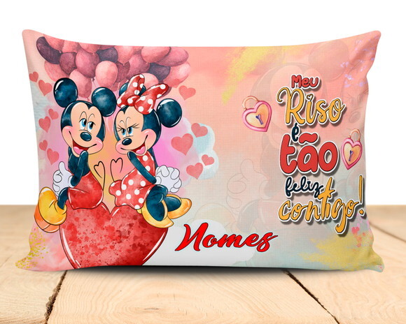 Caneca + Kit Personalizado Namorados Mickey e Minnie