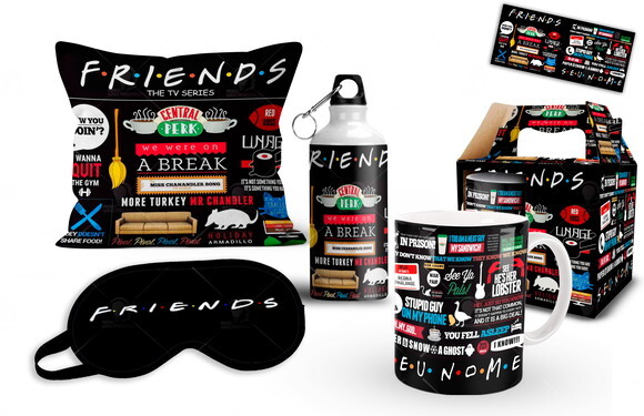 Caneca + Kit Personalizado Série Friends com Nome - Mod 002