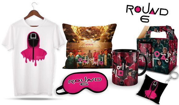 Caneca + Kit Personalizado Série Round 6 - Mod 002