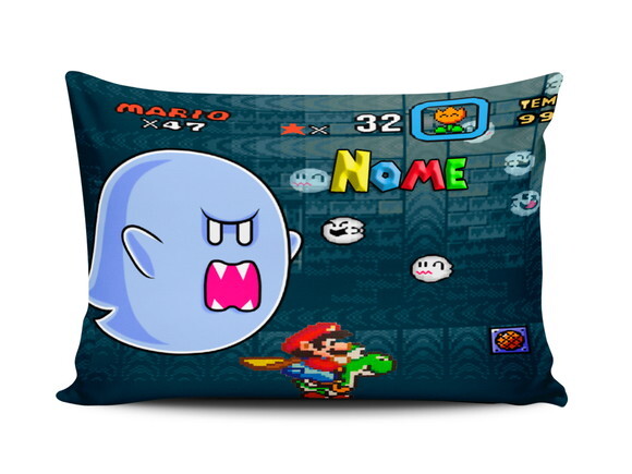 Caneca + Kit Personalizado Super Mário com Nome