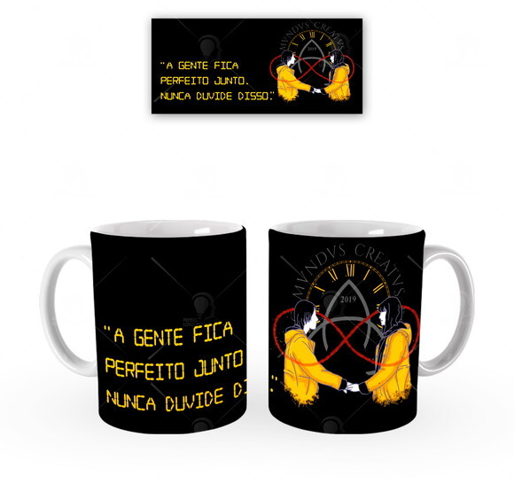 Caneca + Kit Série Dark Netflix Jonas e Martha - Mod 002