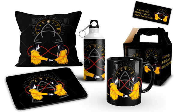 Caneca + Kit Série Dark Netflix Jonas e Martha - Mod 001