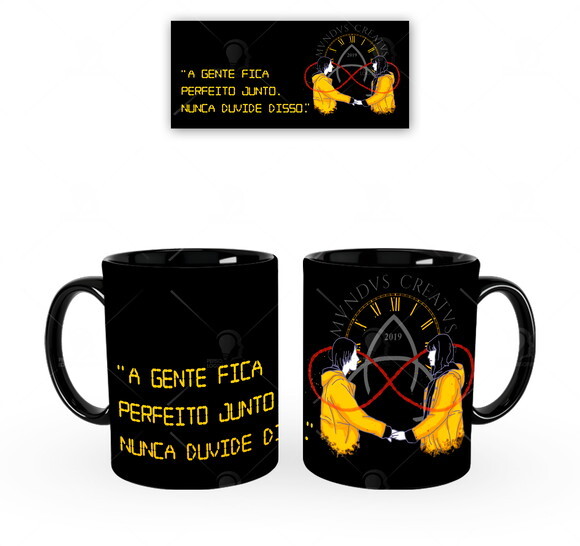 Caneca + Kit Série Dark Netflix Jonas e Martha - Mod 001