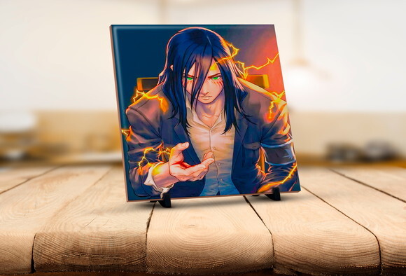 Caneca + kit Shingeki no Kyojin com nome personalizado Mod 2
