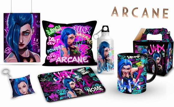 Caneca + Kit Solo Leveling com Nome Personalizado