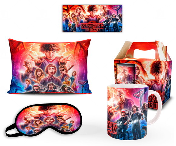 Caneca + Kit Stranger Things 2 série Netflix - Mod 01