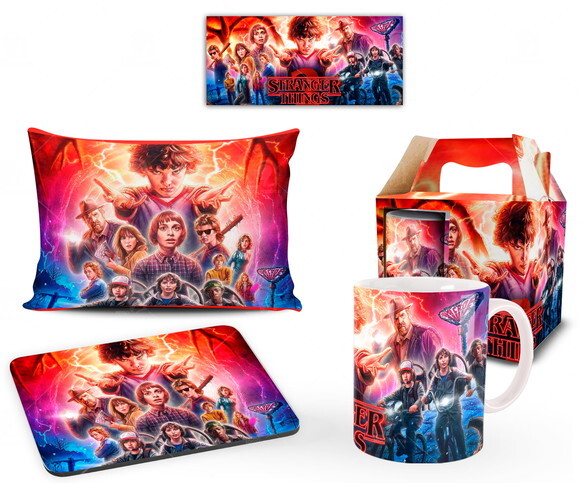 Caneca + Kit Stranger Things 2 série Netflix - Mod 02
