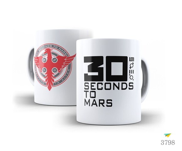 Caneca 30 Seconds to Mars Banda Rock - Mod 001