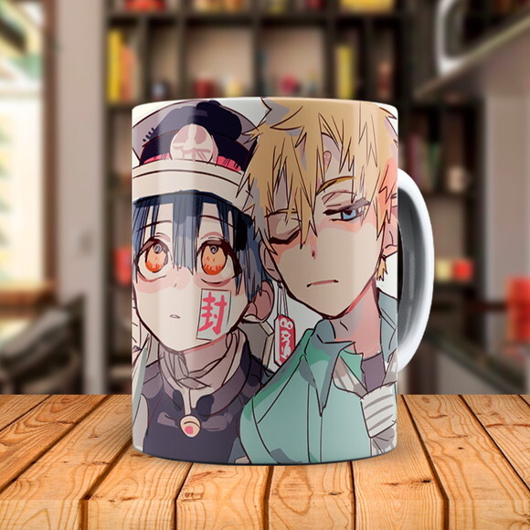 Caneca Anime Toilet-bound Hanako-kun com Nome Personalizado