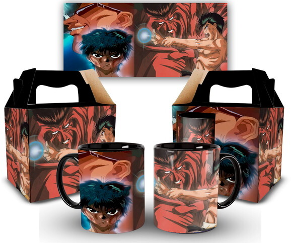 Caneca Anime Yu Yu Hakusho Yusuke Vs Toguro 1 unidade