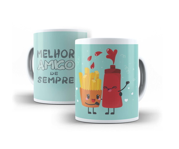Caneca Aniversário Melhor Amigo de Sempre + Caixinha #5