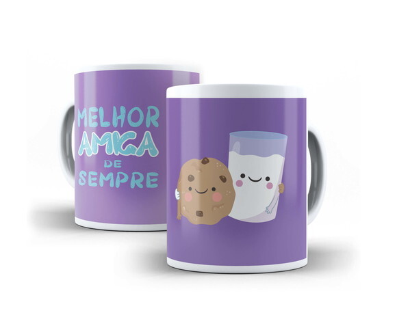 Caneca Aniversário Melhor Amigo/Amiga de Sempre + Caixinha