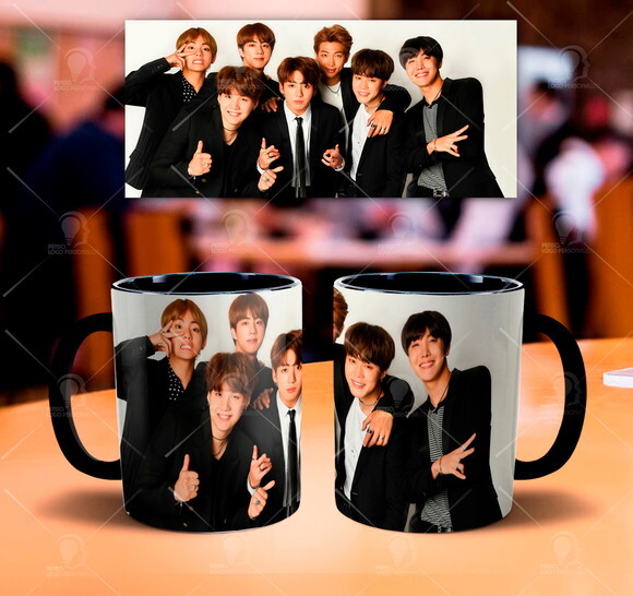Caneca Banda Bts Kpop personalizada