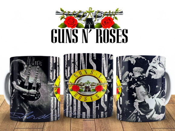 Caneca Banda Rock Guns N Roses