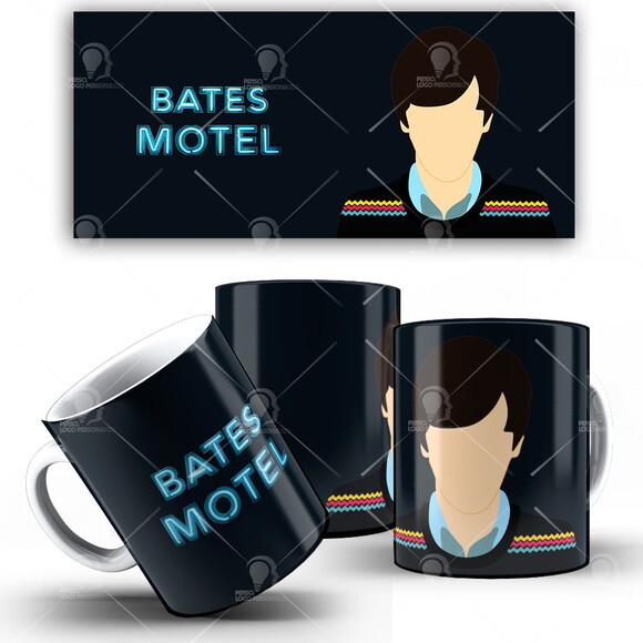 Caneca Bates Motel série Netflix + Caixinha Mod 002