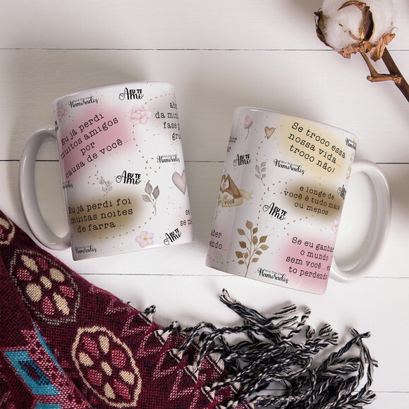 Caneca Dia dos Namorados Música Melodia