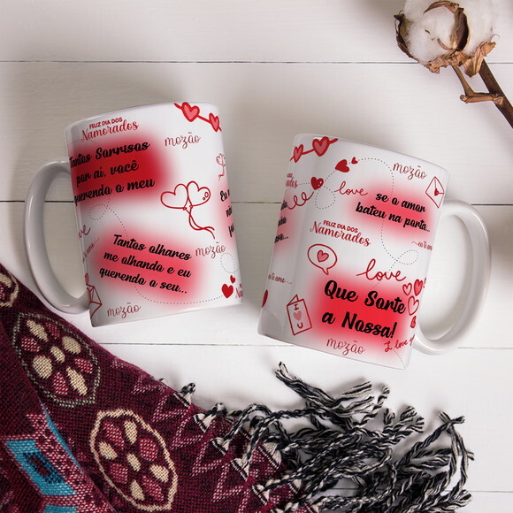 Caneca Dia dos Namorados Música Melodia