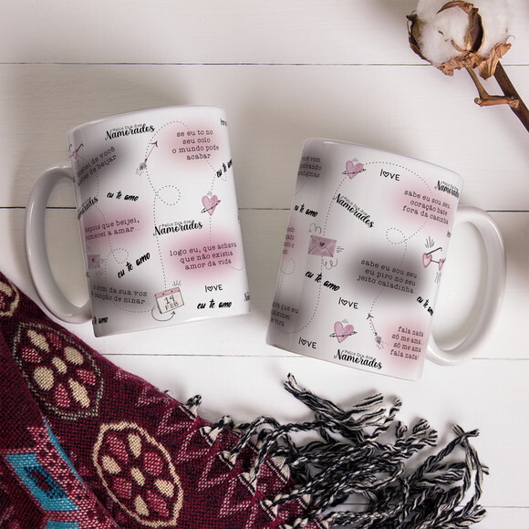 Caneca Dia dos Namorados Música Melodia