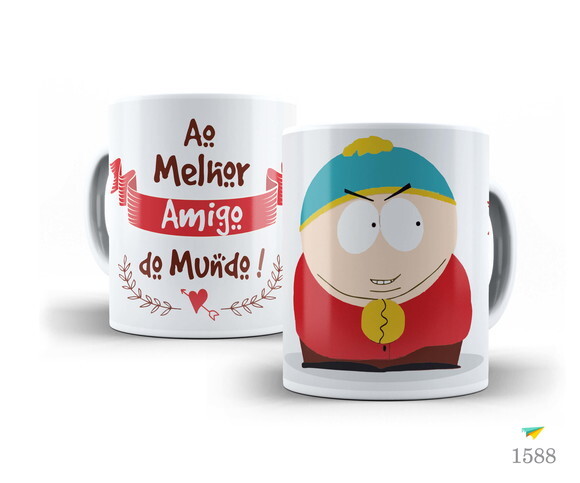 Caneca Divertida Melhor Amigo Do Mundo + Caixinha #3