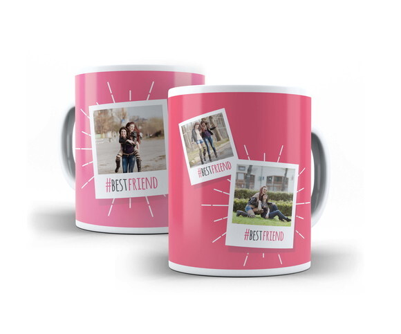 Caneca Divertida Amizade Amigos Best Friend com Foto #2