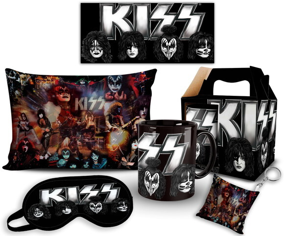 Caneca E Almofada + Kit Personalizado Banda Kiss Rock