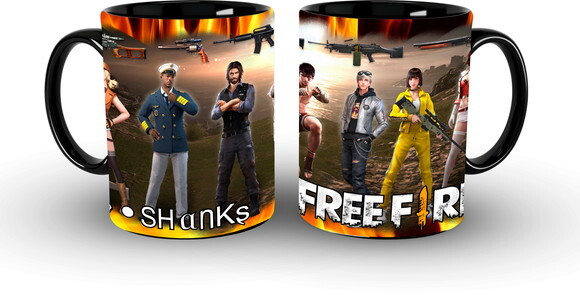 Caneca E Almofada + Kit Personalizado Free Fire Com Subnick