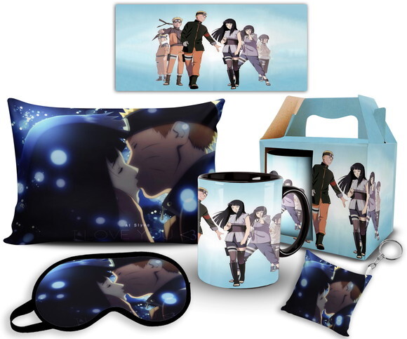Caneca E Almofada + Kit Personalizado Naruto E Hinata Love!!
