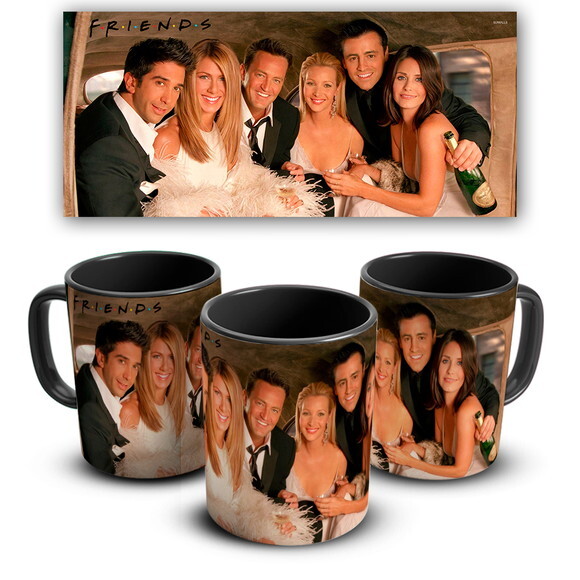 Caneca E Almofada + Kit Personalizado Série Friends