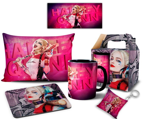 Caneca E Almofada Personalizada Harley Quinn Aves de rapina