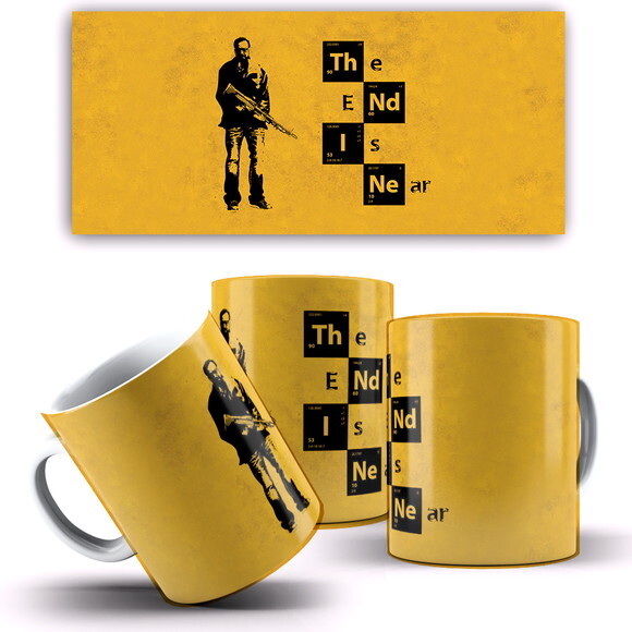 Caneca E Almofada Série Breaking Bad + Caixinha