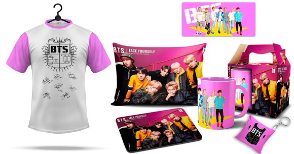 Caneca E Camisa Personalizada Banda Bts Kpop + Almofada