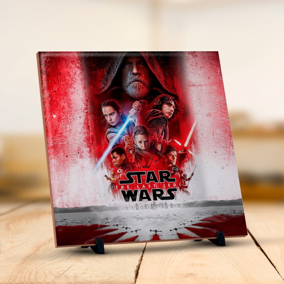 Caneca e Azulejo Personalizado Star Wars Último Jedi + Cx!!!