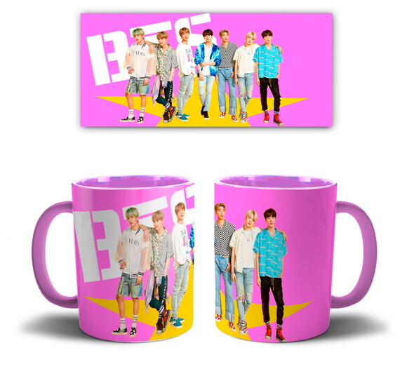 Caneca E Camisa Personalizada Banda Bts Kpop + Almofada