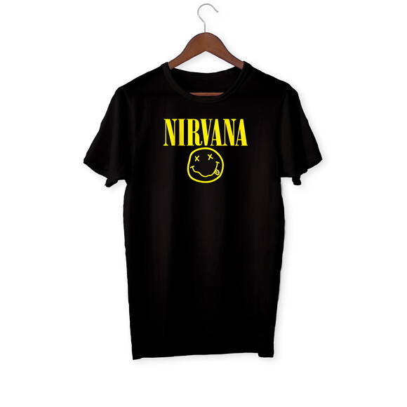 Caneca e Camiseta + Kit Bandas de Rock Nirvana -Md 01