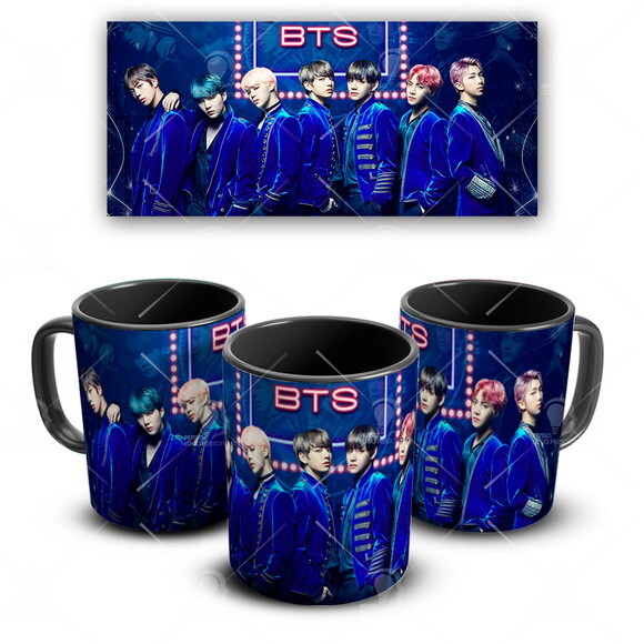 Caneca E Camiseta + Kit Personalizado Bts Kpop + Caixinha