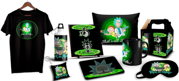 Caneca e Camiseta + Kit Rick e Morty