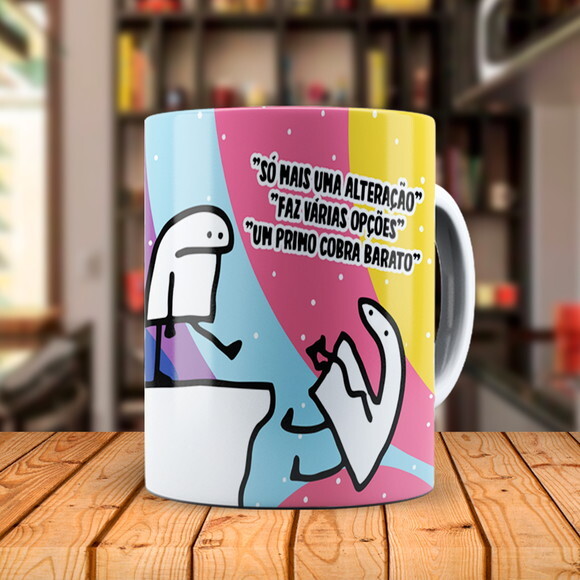 Caneca Flork Profissão Designer Gráfico com Nome