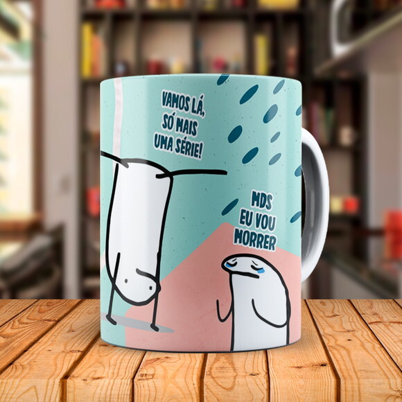 Caneca Flork Profissão Educação Física com Nome