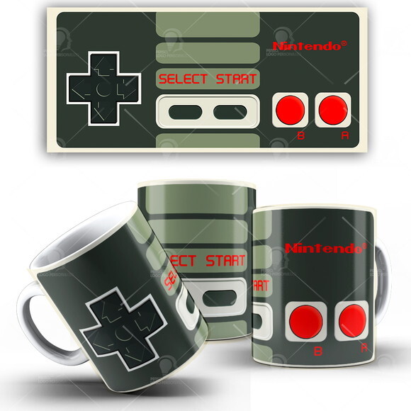 Caneca Game Arcade jogar Vídeo Game + Caixinha