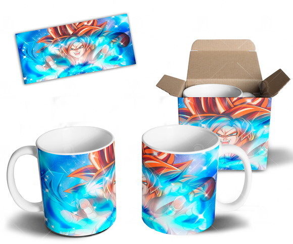 Caneca Gogeta Dragon Ball Super + Caixinha