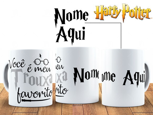 Caneca Harry Potter Meu Trouxa Favorito Com Nome