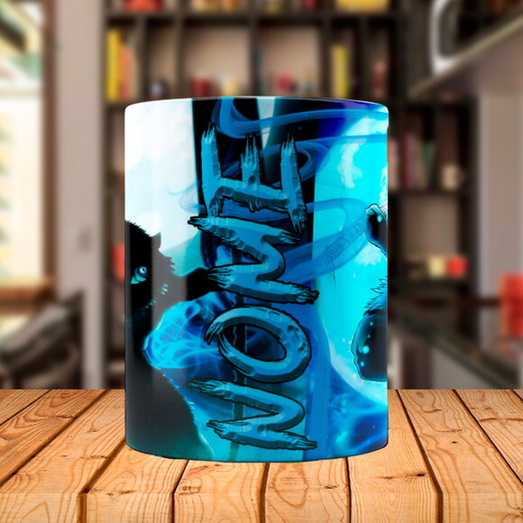 Caneca Inosuke Demon Slayer Personalizado com Nome