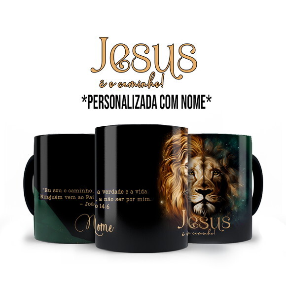 Caneca Jesus Cristo + Kit Agenda Gospel Personalizado