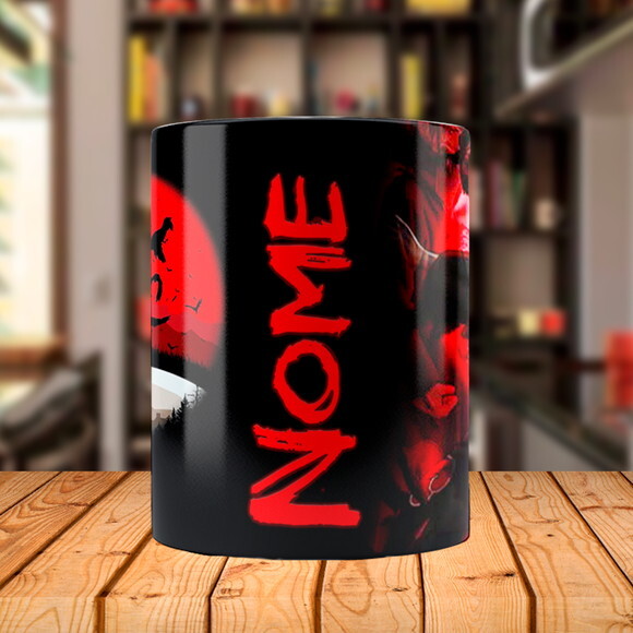 Caneca Itachi Uchiha Personalizado com Nome