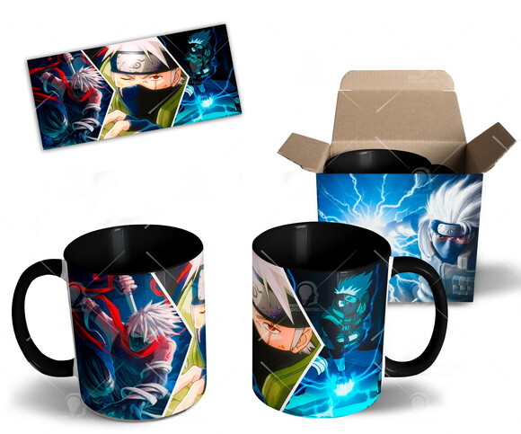 Caneca Kakashi Hatake Anime Naruto Shippuden - Mod 004