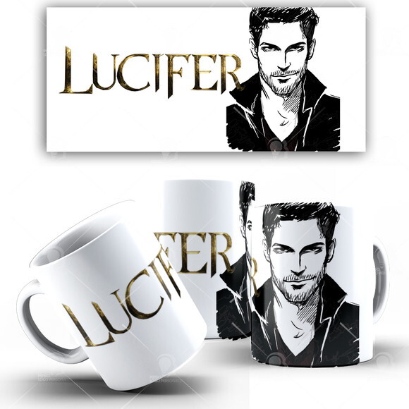Caneca Lúcifer série Netflix + Caixinha Mod 002